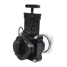Afsluitklep voor rioolwaterafvoer van campers met lekvrije dop, 3" afvoerbuis, draaibare afsluitklep, compatibel met camperaccessoires
