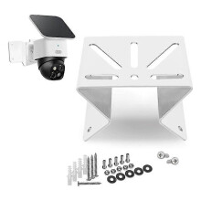 Hoekbeugel van roestvrij staal voor beveiligingscamera's, compatibel met Eufy SoloCam S340, Reolink Tapo C425 en C500.