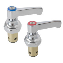 Poignée de robinet de cuisine commerciale en laiton de remplacement de 3 1/8 pouces, compatible avec le levier quart de tour en laiton T&S.