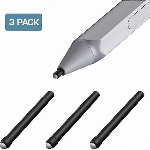 3PCS Pen Tips Replacement Compatible with Microsoft Surface Pro 4/2017 Pen Model 1776 Stylus Nibs Kit Rubber