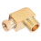 Brass Rectangular Square Block Oil Pipe Fitting Elbow Adapter 4mm G1/8 PL418 1