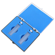 Cuvette en verre de quartz pour spectrophotomètre (2 pièces), compatible avec la plupart des modèles de laboratoire.
