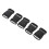 38mm Webbing Adjustable Double Strap Buckles, 5-Pack Black Plastic Quick Release Replacement Parts for Backpacks 1