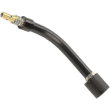 Torche de soudage MIG 15AK Ă col de cygne flexible en laiton de 18 cm (7,1 pouces), compatible avec Binzel
