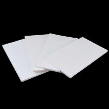 Plaque de PTFE 100 mm x 200 mm x 3 mm/8 mm, plaque plastique formable pour joints, bricolage, machines, blocs coulissants, isolation électrique