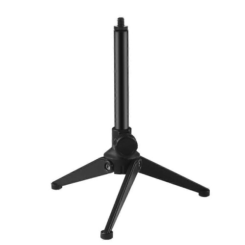 Desktop Adjustable Tripod Stand with Sturdy Plastic Legs and Height Adjustment