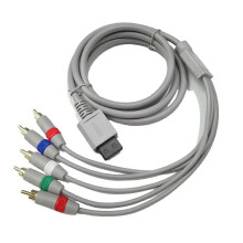 Componentkabel compatibel met Nintendo Wii, 1080p HDTV 5RCA YPbPr audio-videokabel 1,8 m