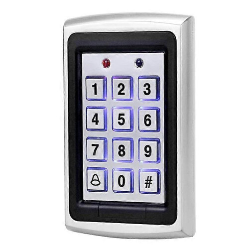 Standalone Keypad Access Control System with Proximity Card Reader, 500 Users, Vandal Resistant