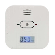 Carbon Monoxide Smoke Temperature Detector with LCD Screen PIR Infrared Motion Sensor