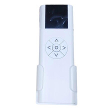 Wireless Remote Control Compatible with Electric Roller, White Multi-Channel Compact