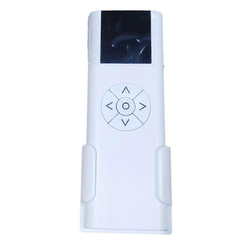 Wireless Remote Control Compatible with Electric Roller, White Multi-Channel Compact