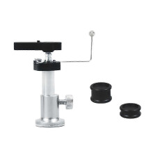 Äänivarren nostin hydraulisella järjestelmällä, yhteensopiva levysoittimien kanssa, säädettävä korkeus, hopeanvärinen metalli