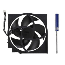 Interne koelventilator compatibel met Xbox One S-console, inclusief gebalanceerde luchtstroom en koelpasta. Inclusief openingsgereedschap.