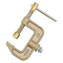Pince de masse de soudage 500 A en laiton massif type G 43 mm pour soudeuses TIG, MIG et arc