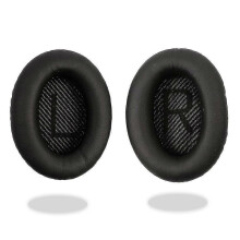 Ear Cushions Compatible with Bose QuietComfort 35 QC35 Headphones Black Replacement Pads