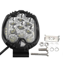 Farol de Trabalho LED 5 Polegadas 6000K Feixe de Ponto, Compatível com Jeep ATV SUV Caminhão Barco