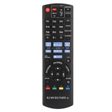 Replacement Remote Control Compatible with Panasonic Blu-Ray Disc DVD Player DMP-BDT270GT, IR, No Programming Needed