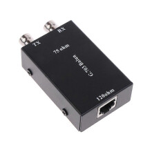 Nadajnik BNC do RJ45 Balun, konwerter impedancji 75 do 120 omów, adapter sygnałowy G.703