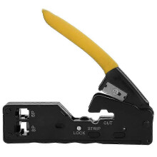 Network Plier Tool Steel German Handle for 8P8C 6P6C Crimping Cutting Stripping
