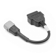 OBD2 6-Pin auf 16-Pin Diagnoseadapterkabel kompatibel mit Suzuki Motorrädern