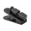 Clip per walkie talkie, nera, multiuso, compatibile con cuffie e microfono. 1