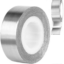 Golf-Bleiband, hochdichtes, selbstklebendes, silberbeschichtetes Gewichtsband, Rolle 254 x 12,7 mm