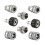 Kit Adaptadores Conexão Rápida Lavadora de Pressão, Aço Inoxidável, M22 14mm a 3/8, 3/4 a 1/2 Polegadas 1