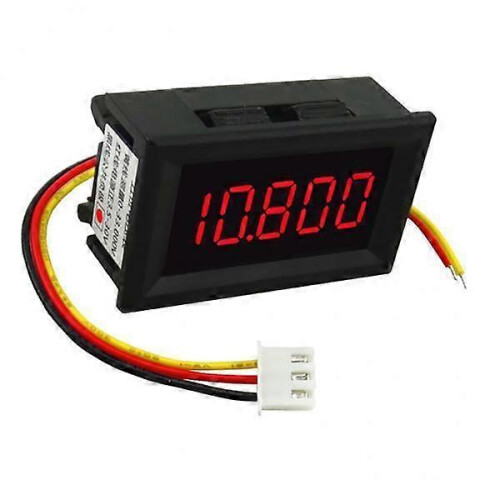 Digital Voltmeter DC 3.5-30V Mini 5 Digit LED Panel Meter for Car Battery