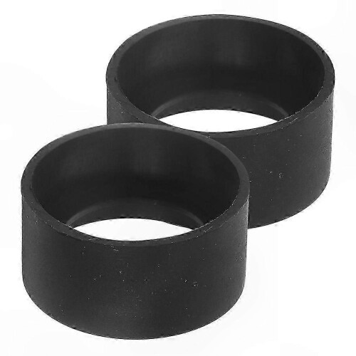 Rubber Eyepiece for 36-38mm Microscope, Compatible with Stereoscopic Microscopes, Black, 2-Pack
