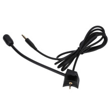 Replacement AUX Audio Cable with Volume Control Compatible with Bose QC35 1st 2nd Generation, 120cm Black, Mute Switch