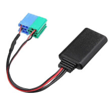 Bluetooth 5.0 Car Audio Adapter Compatible with Porsche Becker CDR 22 CD Host ISO Connector AUX Cable