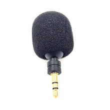 Mikrofón kompatibilný s mobilným telefónom, tabletom, notebookom, 3,5 mm konektor, všesmerový, 50 Hz – 20 kHz