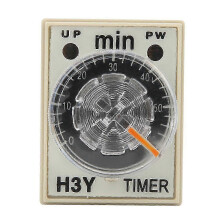 Relais temporisé 8 broches, 60 minutes, à cadran, 5 A, 220 V CA, pour applications multiples