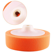 Car Polisher Sponge Pad Wheel 6 Inch Orange for Polishing Buffing Waxing Compatible with Pneumatic Electric Buffer