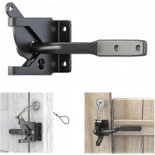 Stainless Steel Automatic Gate Latch, Self-Closing Adjustable for Metal Wood Fences