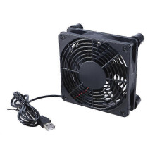 120 mm USB-koelventilator 1500 tpm voor elektronica-ventilatie, compatibel met routers en modems