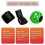 MELELINKS Right Hand,ProSWING  Swing Training Aid & Wrist Cradle & Compression Sphere Green 3