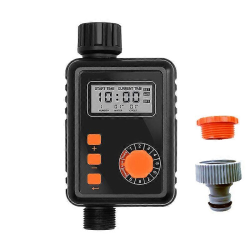 Watering Timer with Rain Sensor LCD Display IP65 Waterproof Automatic Manual for Garden Lawn