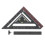 Plastic Folding Triangle Ruler with Positioning Rod for Accurate Woodworking Architectural Design 1