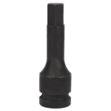 1/2in Socket Screwdriver Bit, Compatible with Air Impact Tools, Hex Socket, 42 Chrome Molybdenum, Explosion Proof
