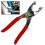 Badminton Racket Grommet Clamp with Thread Cutter and Pressure Pull Pipe Plier Tool, Red 1