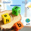 Blocs d'alphabet en bois de grande taille 25mm, jeu-UN 8