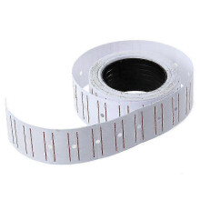 Preisauszeichnungsgeräte-Etikettenpapierrollen, kompatibel mit MX-5500, weißer Wasserkleber, 10 Rollen