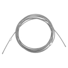 Cable para puerta de garaje compatible con Genie Chamberlain LiftMaster, cable de acero de 235,8 pulgadas.