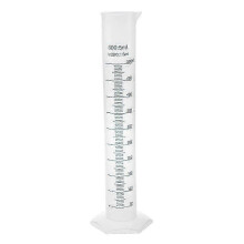 500ml Plastic Graduated Cylinder, Polypropylene, Autoclavable, Roll-Resistant, for Laboratory