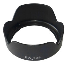EW-53B Gegenlichtblende, kompatibel mit Canon RF-S 10-18mm f/4.5-6.3 IS STM Objektiv, Schwarzes ABS