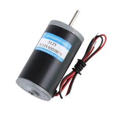 6V 4000RPM DC Motor with Carbon Brush for Automation Equipment, Industrial Conveyor Drive