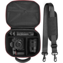 Etui na aparat kompatybilne z lustrzanką cyfrową Canon EOS Rebel T7 R5 R6 Mark II R7 R8 R100 R50, twarda ochronna torba podróżna