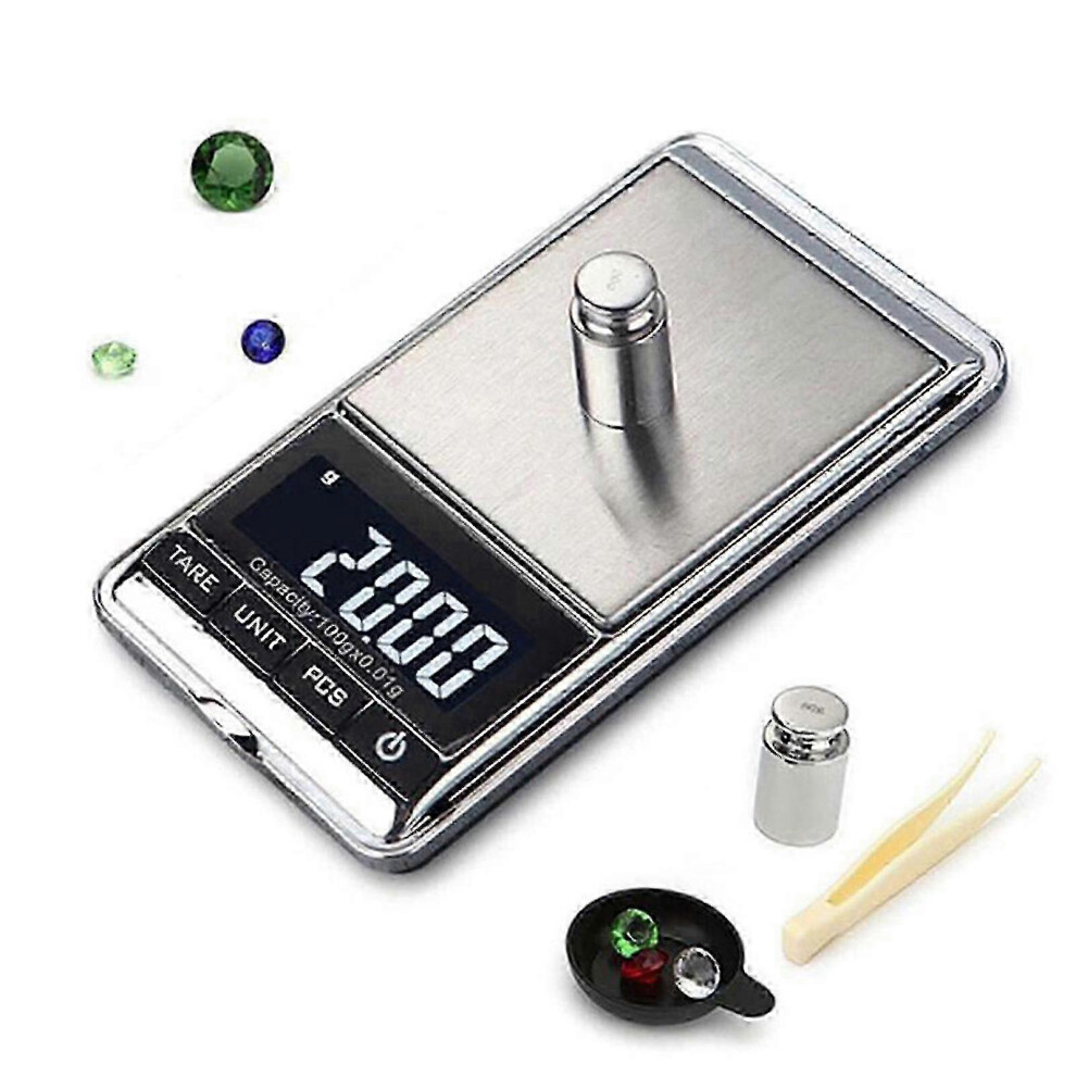 Digital Gram Scale 500G 0.01G Accuracy Portable Jewelry Coin Scale With Lcd 6901168455838