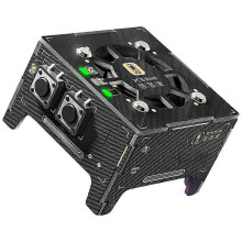 Ventilatore UV 3W per riparazione telefoni, polimerizzazione UV, raffreddamento 3 secondi, display LED, aspirazione fumi saldatura